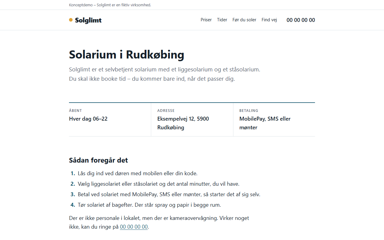 Forsiden af Solglimt-demoen